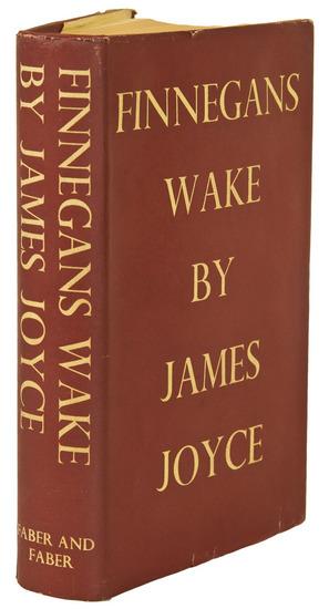 Appraisal: JOYCE James - Finnegans Wake London Faber and Faber Tall