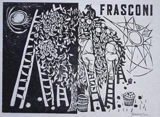 Appraisal: Antonio Frasconi woodcut Antonio Frasconi American - - ''Day and