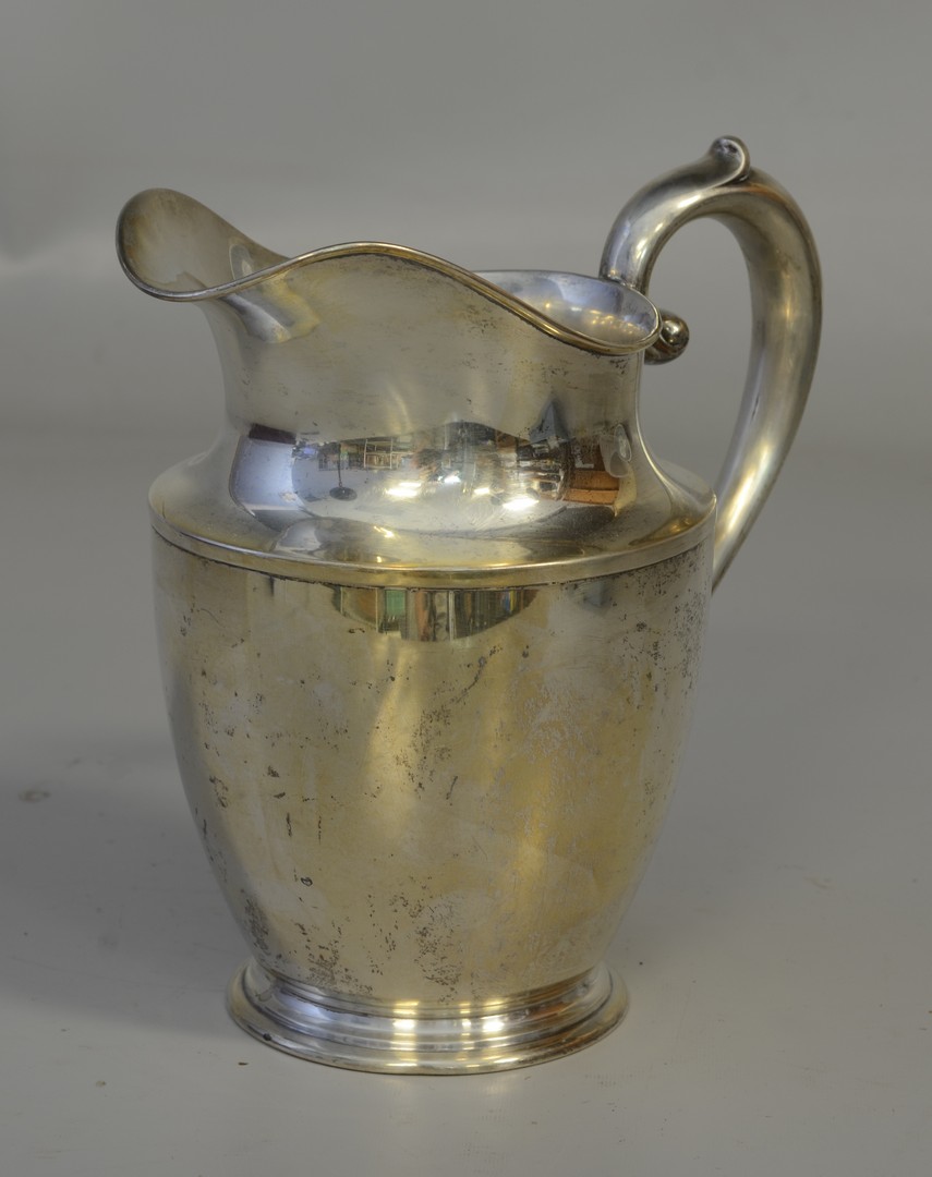 Appraisal: Wallace sterling silver water pitcher - h TO