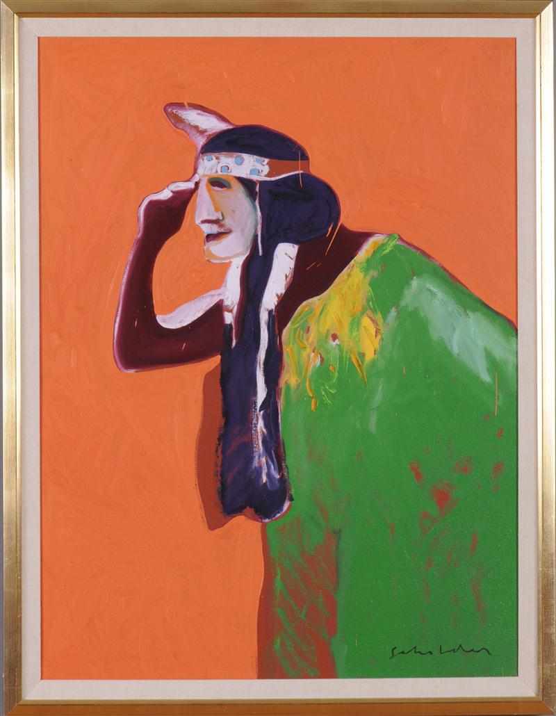 Appraisal: FRITZ SCHOLDER AMERICAN - UNTITLED Oil on canvas signed lower