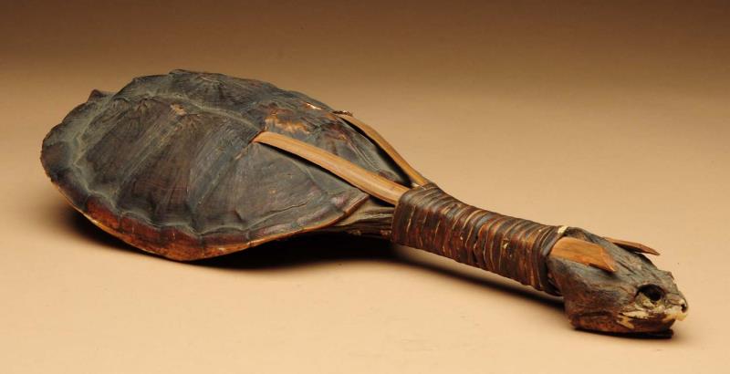 Appraisal: Iroquois Made Snapping Turtle Rattle Early th century Some damage