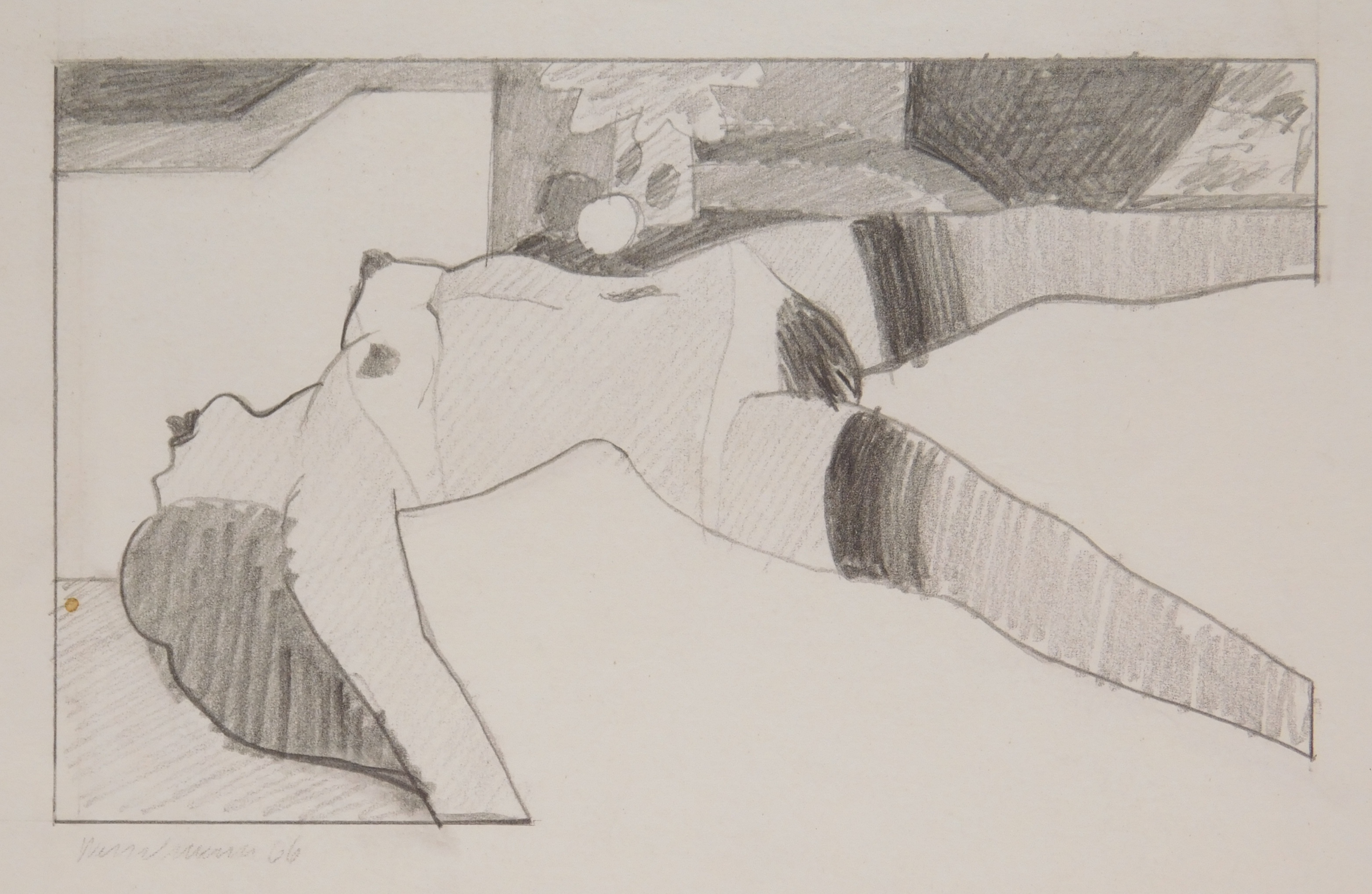 Appraisal: Tom Wesselman American - ''The Great American Nude Study''- pencil