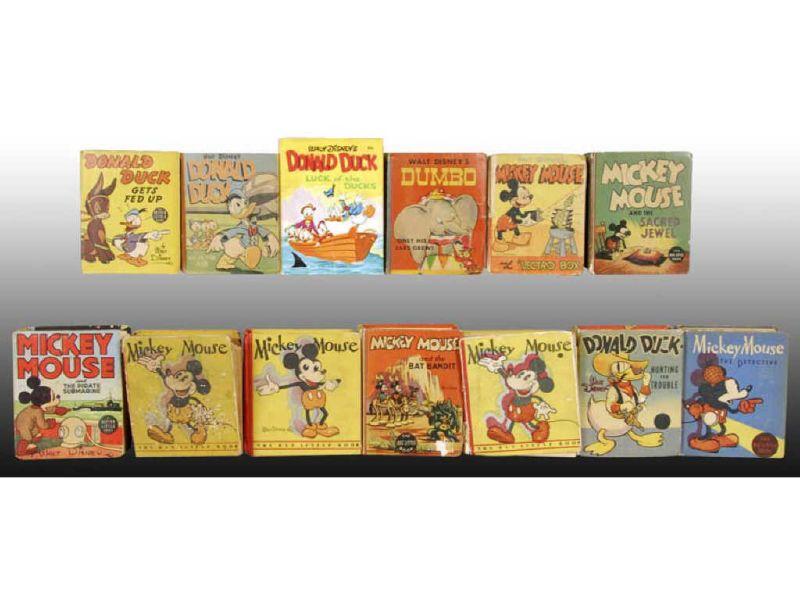 Appraisal: Lot of Walt Disney Big Little Books Description Includes ''Donald