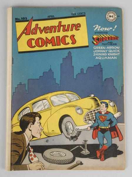 Appraisal: Adventure Comics Description This Adventure Comics is truly a classic