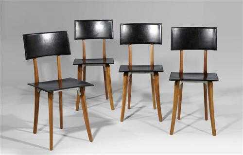 Appraisal: MARI ENZO SET OF FOUR CHAIRS Marina designed for Zanotto