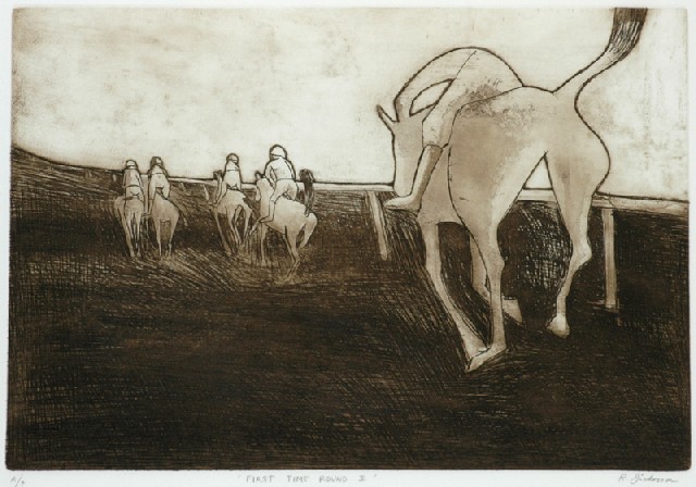 Appraisal: Robert Henry Dickerson born First Time Round No II etching