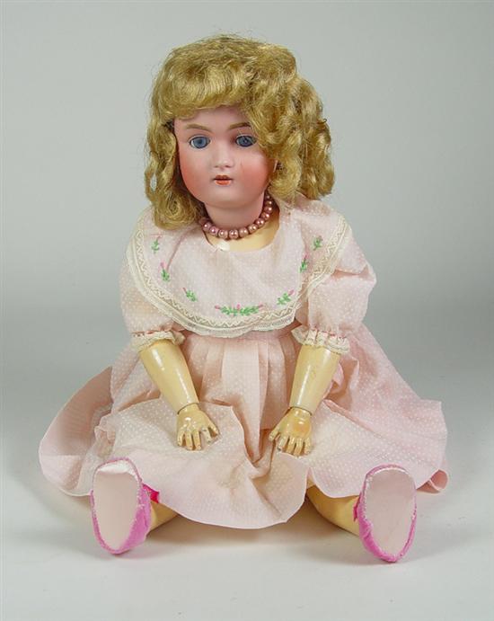 Appraisal: German Kestner Girl Doll Circa 's German Kestner Blue sleep