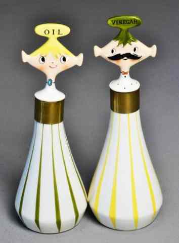 Appraisal: PC HOLT HOWARD PIXIEWARE - CONDIMENT ITEMSHighly collectible Pixie ware