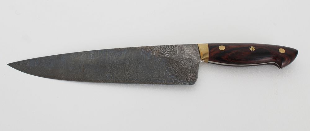 Appraisal: Custom Kramer -Inch Damascus Kitchen Knife Bob Kramer -Inch Damascus