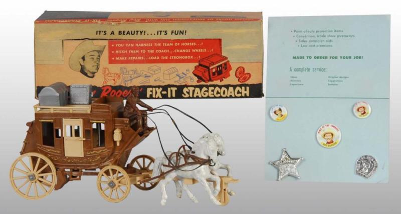 Appraisal: Roy Rogers Stage Coach Description Includes box green duck card