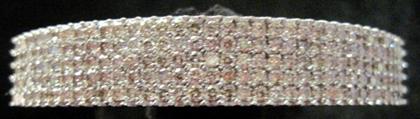 Appraisal: karat yellow gold and diamond bracelet Featuring pave set diamonds