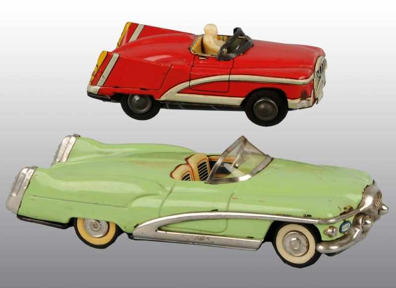 Appraisal: Lot of Tin Buick LeSabre Concept Friction Toys Description Japanese