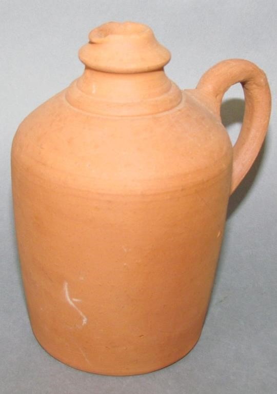 Appraisal: STAHL REDWARE POURING JUGsigned and dated small chips at spout