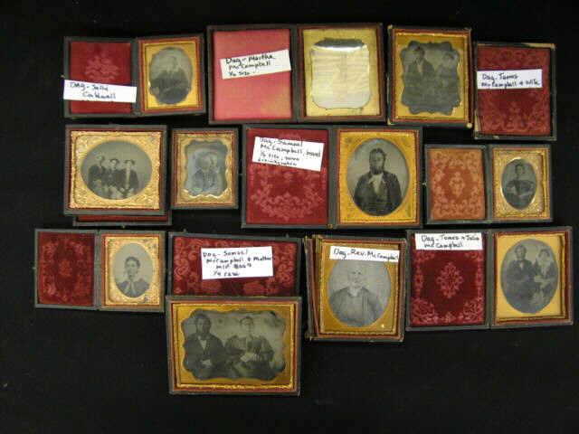 Appraisal: Lot of th Century Images Dagereotypes Ambrotype etc including mostly