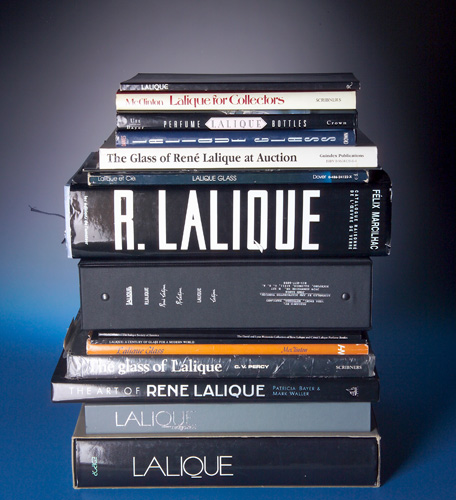 Appraisal: R LALIQUE Reference library assembled by a collector over the