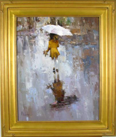 Appraisal: Alexi Zaitsev Russia b x oil on canvas signed lower