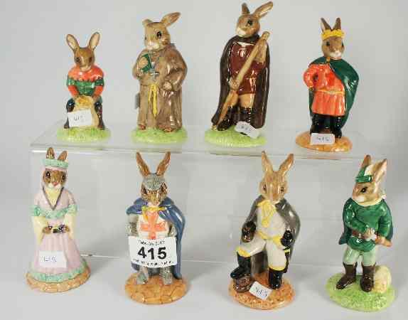 Appraisal: Royal Doulton Bunnykins Figures from the Robin Hood Collection comprising