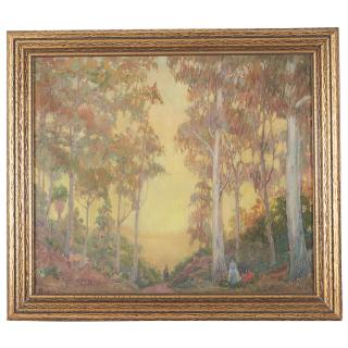 Appraisal: James Edwin McBurney painting James Edwin McBurney painting James Edwin