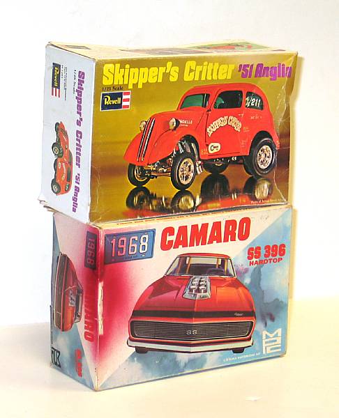 Appraisal: Model Kit boxes Lot comprising assorted colorful vehicles box art