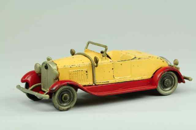 Appraisal: STUTZ STYLED OPEN ROADSTER Kilgore cast iron painted in yellow