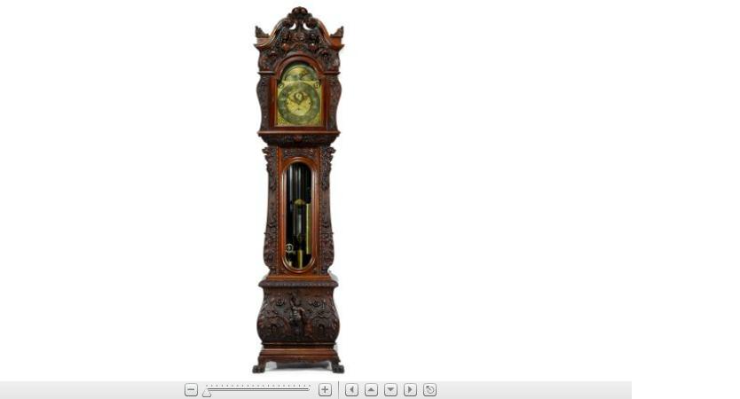 Appraisal: R J Horner Renaissance Revival mahogany tall case clockworks by