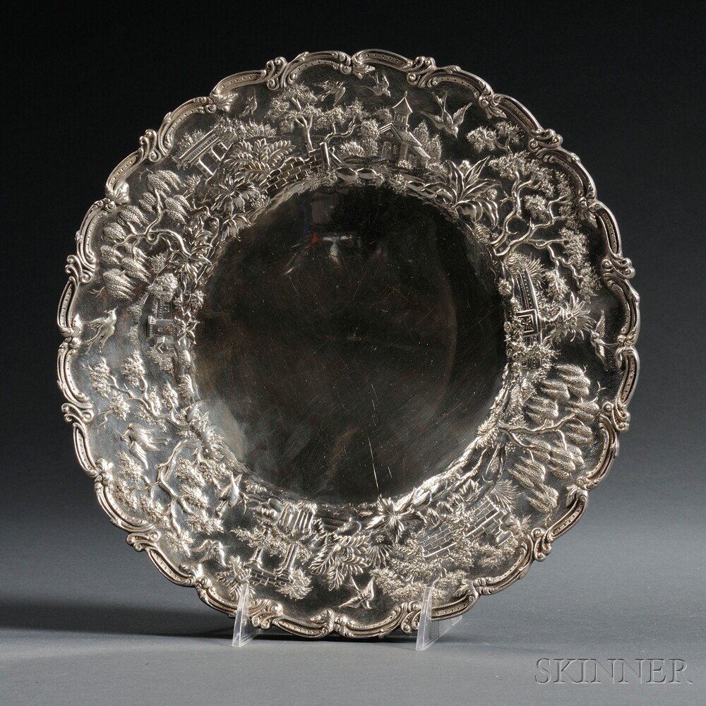 Appraisal: S Kirk Son Co Sterling Silver Footed Dish Baltimore Maryland