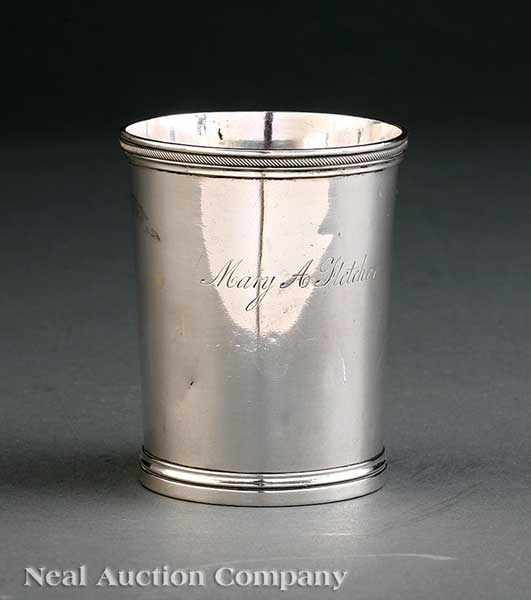 Appraisal: A R H L Villard Coin Silver Julep Cup wc