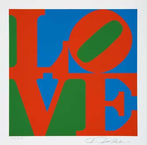 Appraisal: ROBERT INDIANA An American Dream Portfolio with color screenprints including