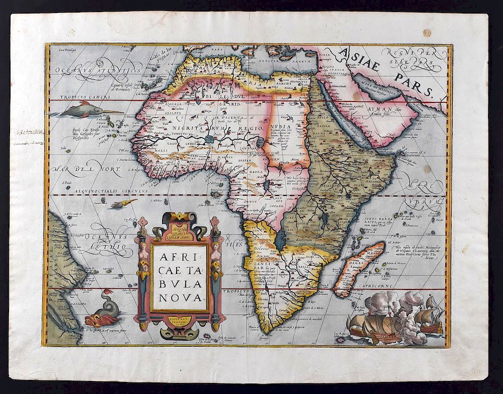 Appraisal: Ortelius Map of Africa Abraham Ortelius - Africae Tabula Nova