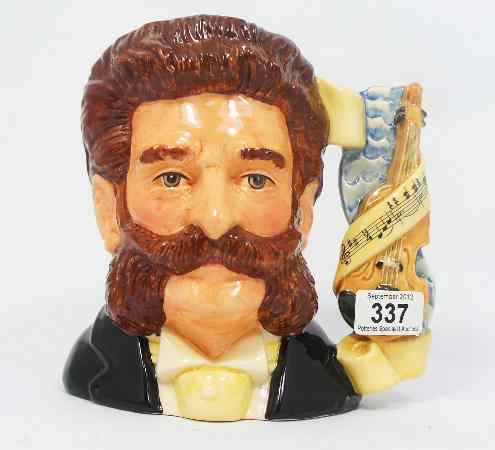 Appraisal: Royal Doulton Large Character Jug Johann Strauss II D from