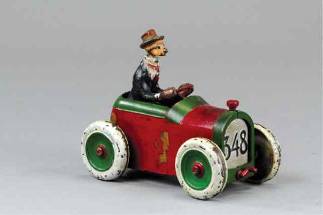 Appraisal: ARCADE ANDY GUMP DELUXE CAR Cast iron painted in red