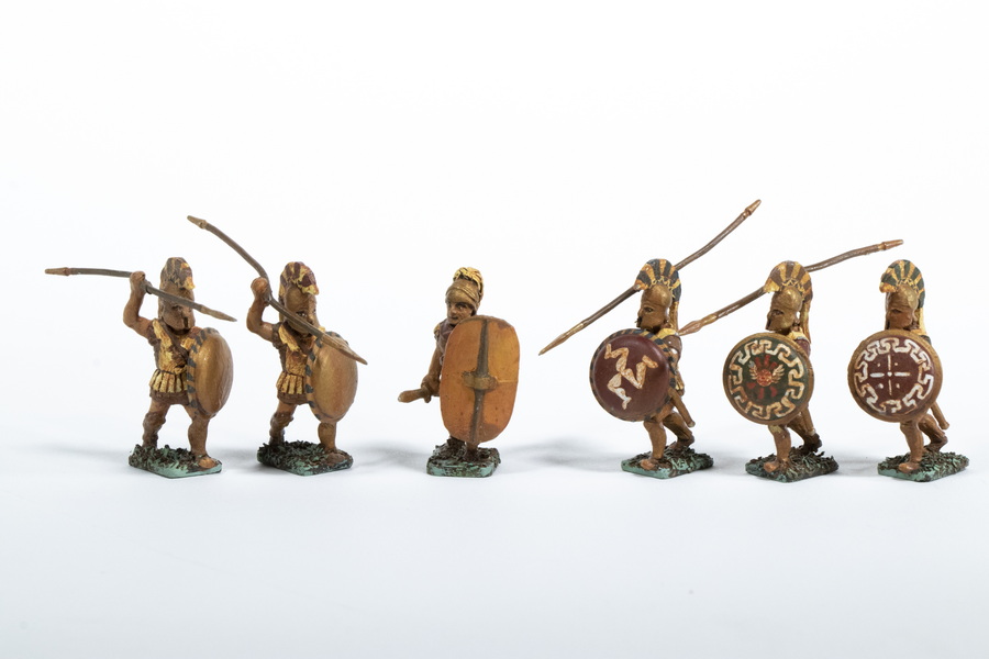 Appraisal: ANDREA MINIATURES ANCIENT GREEK SOLDIERS Ancient Greek Warrior Figures by