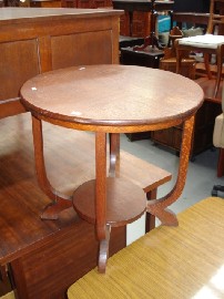 Appraisal: An Art Deco occsional table