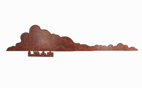 Appraisal: ROBERT CALVO AMERICAN CONTEMPORARY x x Neighborhood II Carved wood