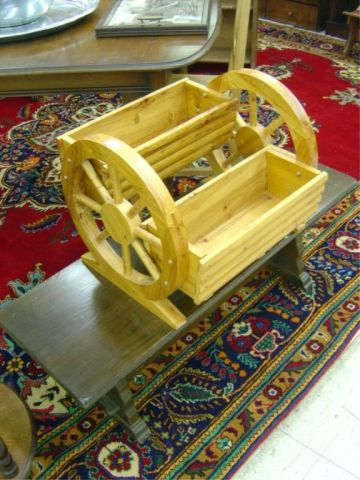 Appraisal: WAGON WHEEL PLANTER