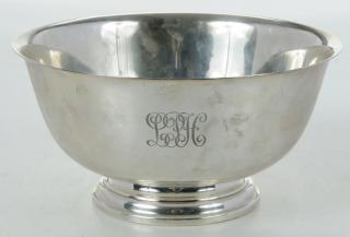 Appraisal: Sterling Revere Bowl American th century marks for International Paul