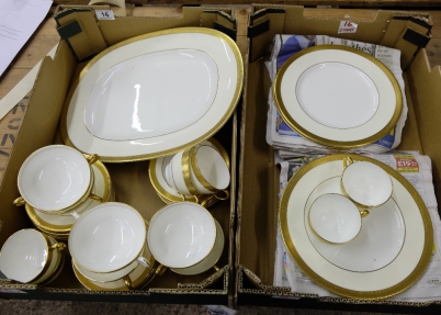 Appraisal: A collection of Minton Buckingham dinner tea ware trays