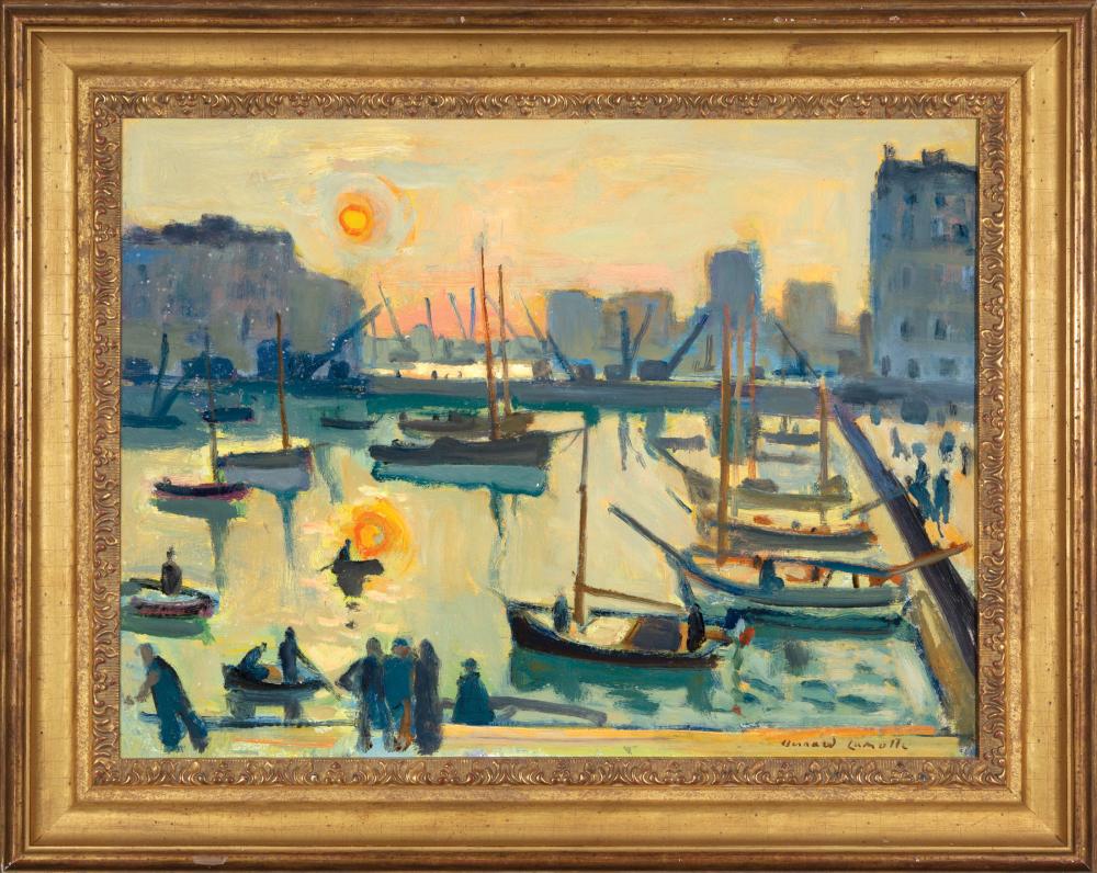 Appraisal: Bernard Lamotte French New York - Au Havre oil on