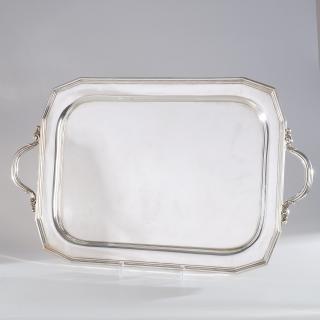 Appraisal: Large Meriden Britannia sterling silver tray Large Meriden Britannia sterling