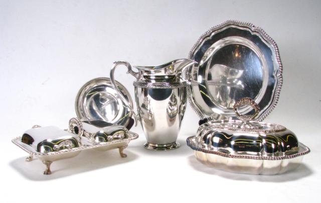 Appraisal: Vintage silver pate serving pieces Tiffany including Tiffany amp Co