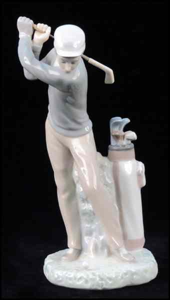 Appraisal: LLADRO PORCELAIN GOLFER Height '' Condition No Specific Condition Recorded