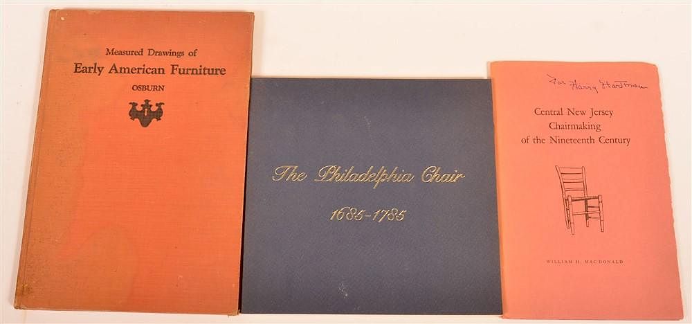 Appraisal: vols Books on American Chairs Furniture MacDonald Central New Jersey