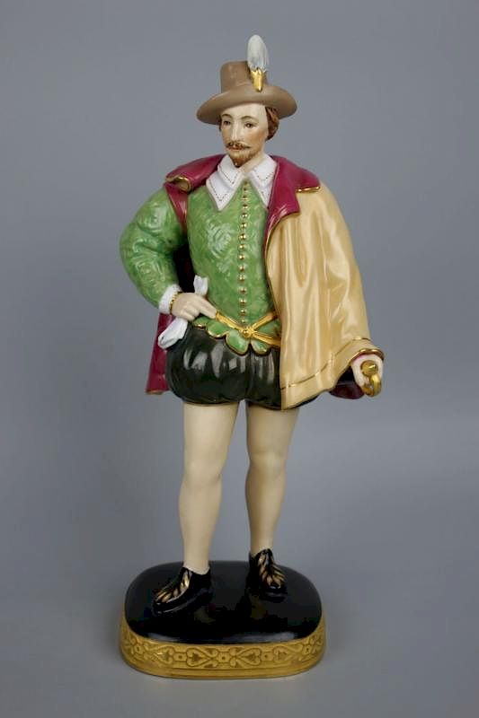 Appraisal: Royal Worcester figurine Sir Walter Raleigh MANUFACTURE Royal Worcester ENGLAND