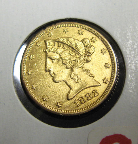 Appraisal: U S FIVE DOLLAR GOLD COIN Liberty head type -P