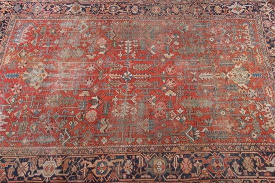 Appraisal: ANTIQUE PERSIAN HERIZ - App ft in x ft in