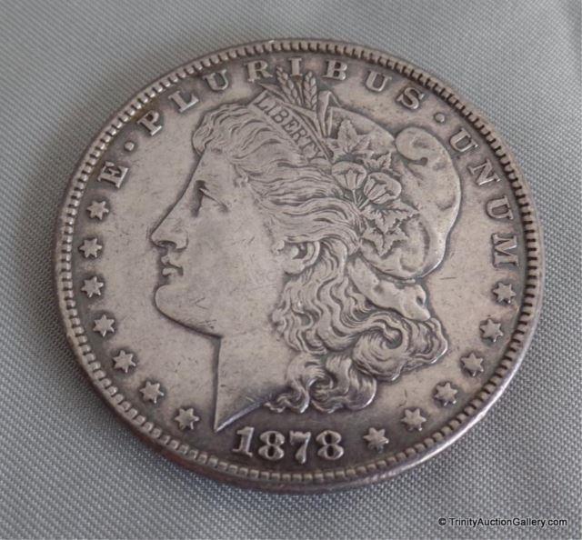 Appraisal: -S Morgan Silver Dollar CoinWith clear details and some toning