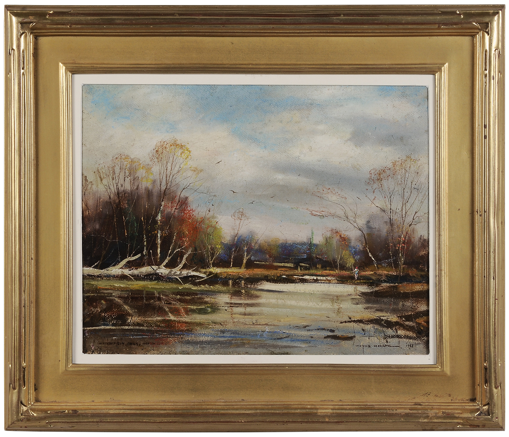 Appraisal: Wayne Morrell Massachusetts born Spring Ponds Wethersfield Conn March signed