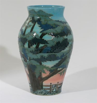 Appraisal: Cedrus Libani' a rare Dennis Chinaworks limited edition vase designed