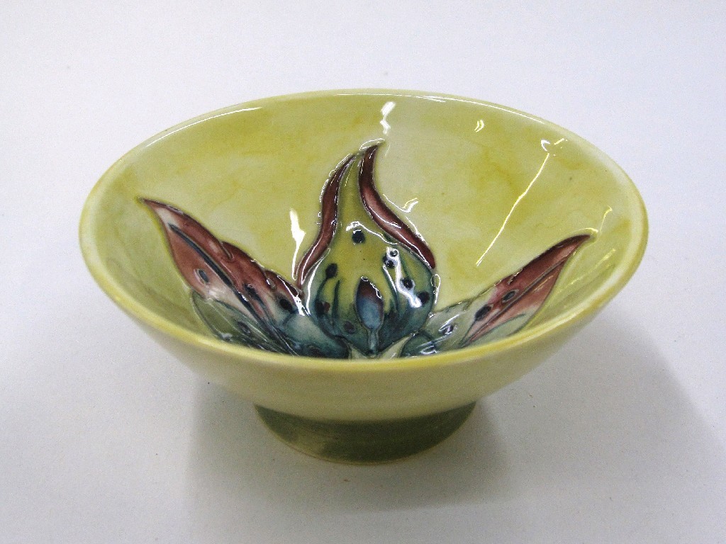 Appraisal: Moorcroft 'Arum Lily' small dish diameter paper label to base