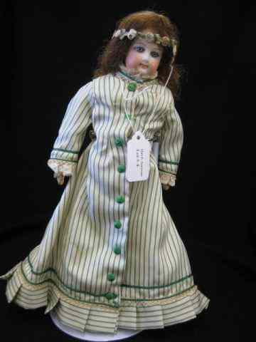 Appraisal: Victorian French Fashion Doll bisque head '' kid body